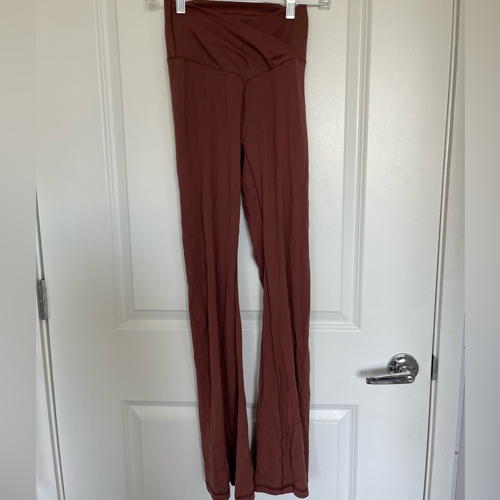 AERIE Crossover Flared Leggings